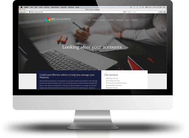 Website design five example